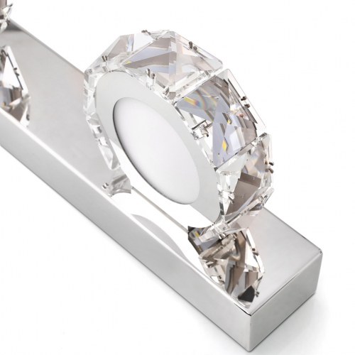 Kinkiet kryształowy 30cm pierścień KK02